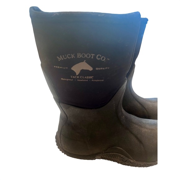 Muck Boot Company‎ Tack Classic Waterproof Insulated Boots Black Men 5.5 Wom 6.5